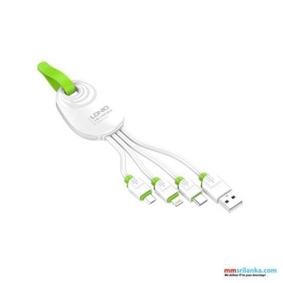 LDNIO LC95 3IN 1 FAST CHARGING CABLE (6M)